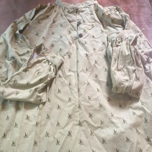 Gorgeous Boutique Cotton Botanical Blouse wButtons